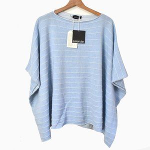 Eskandar NWT $1985 Knit Poncho Sweater Top Sz O/S